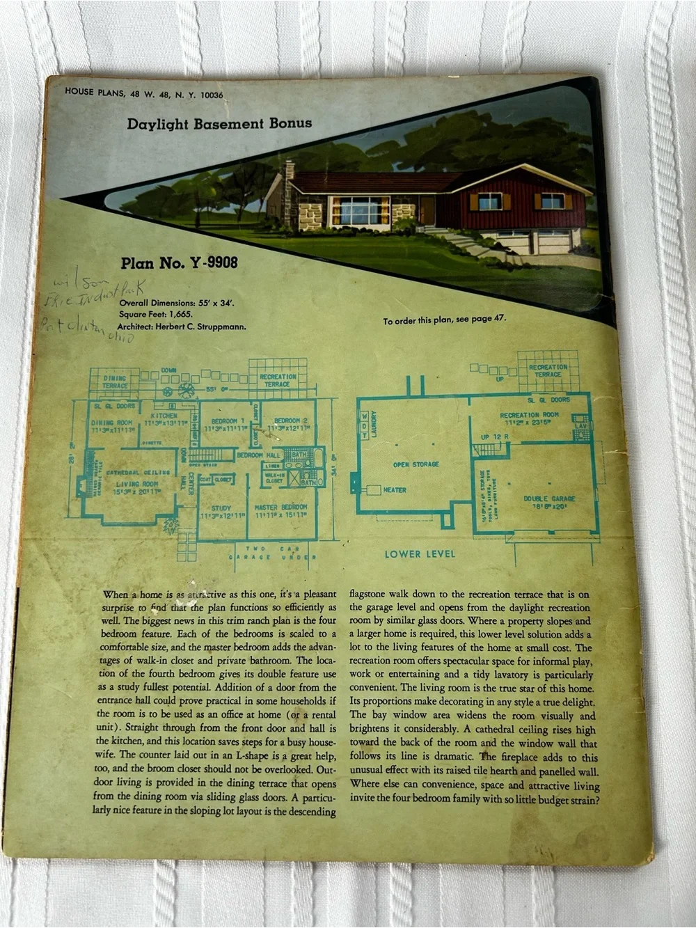 Vintage 70s Best Home Plans Home Accents Magazines MCM Orange Black Green